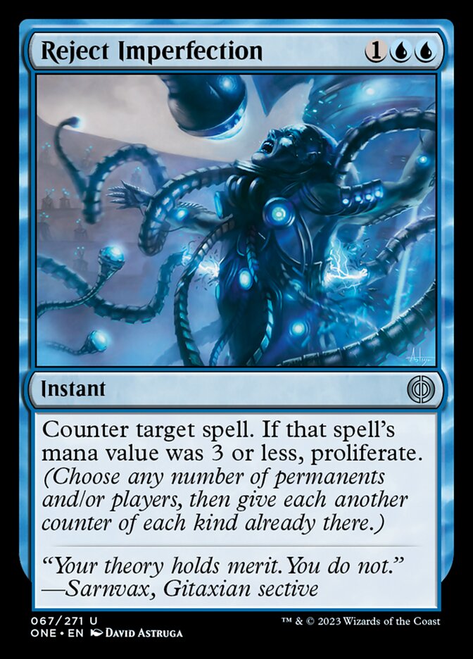 Reject Imperfection [Phyrexia: All Will Be One] | Card Citadel