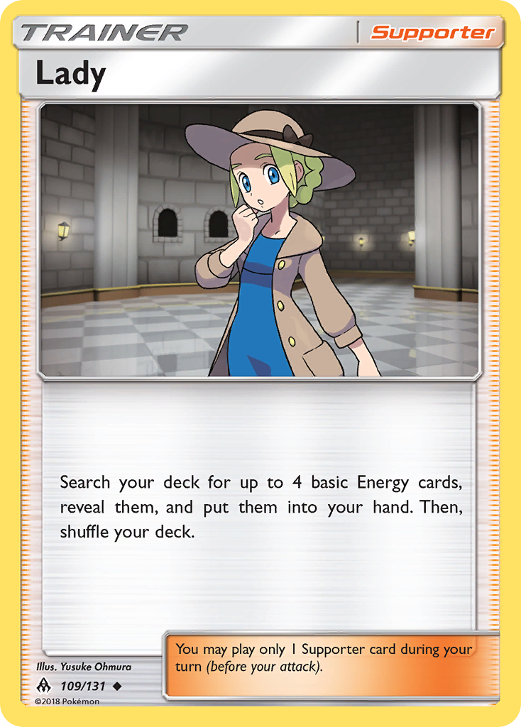 Lady (109/131) [Sun & Moon: Forbidden Light] | Card Citadel
