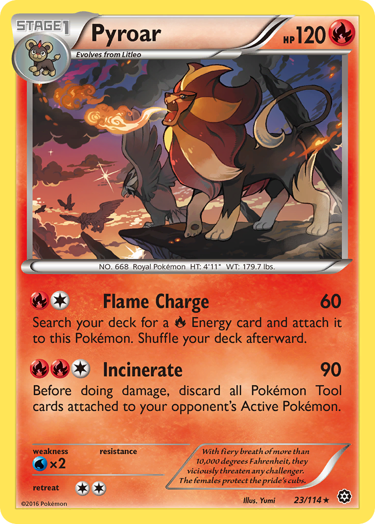 Pyroar (23/114) [XY: Steam Siege] | Card Citadel