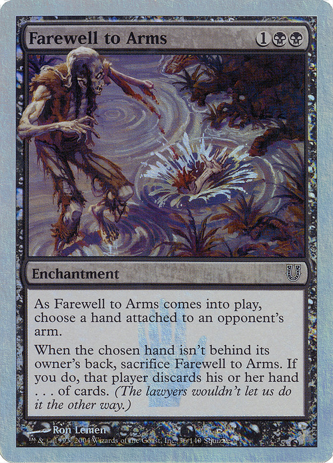 Farewell to Arms [Unhinged] | Card Citadel