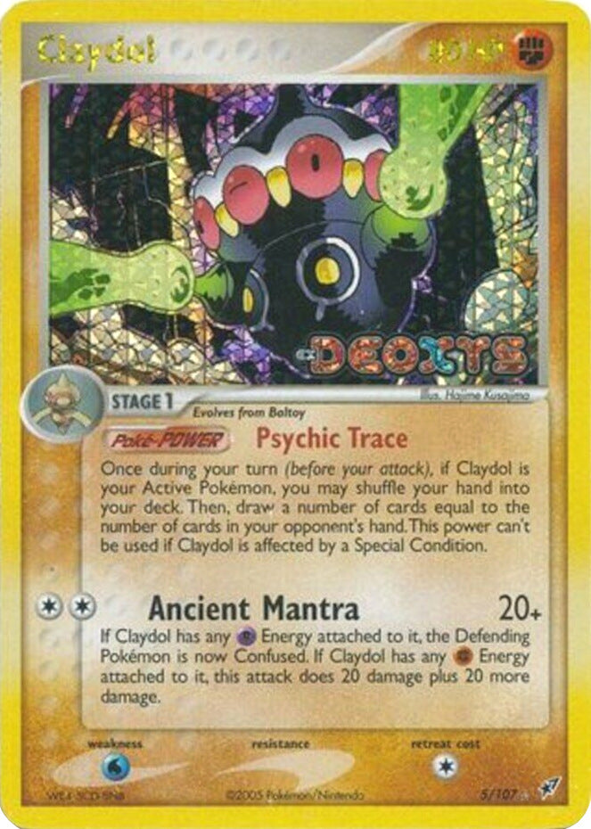 Claydol (5/107) (Stamped) [EX: Deoxys] | Card Citadel