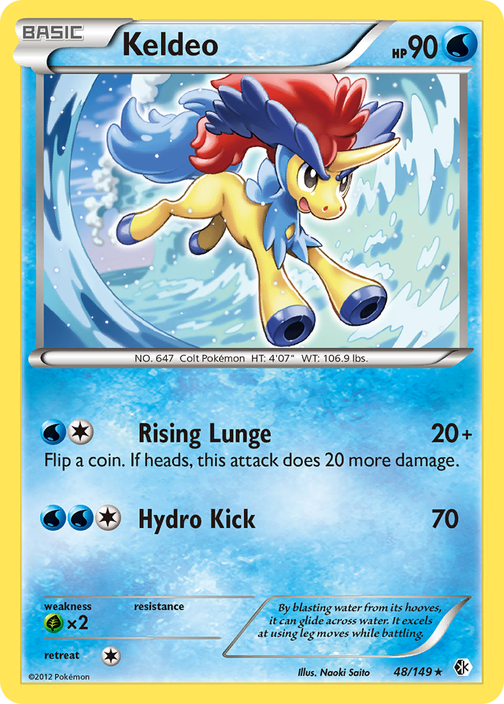 Keldeo (48/149) [Black & White: Boundaries Crossed] | Card Citadel