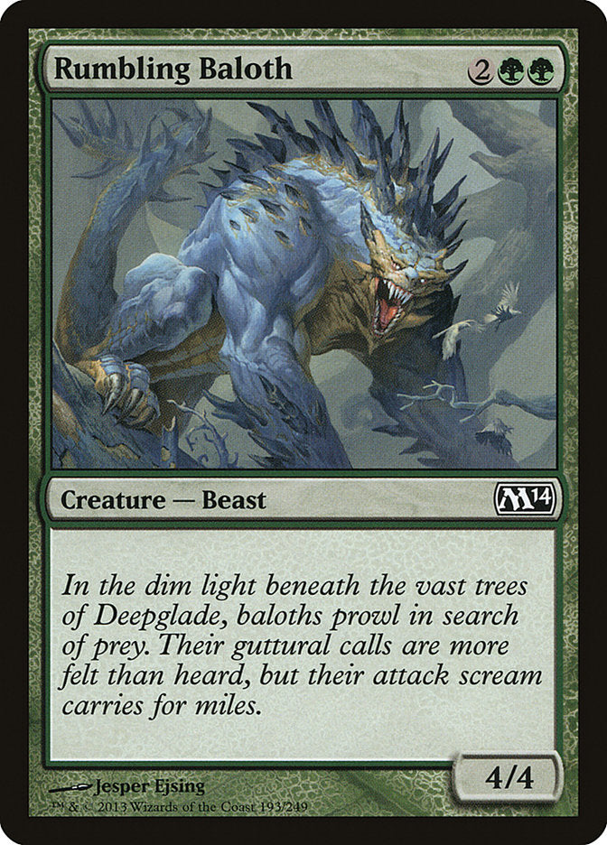 Rumbling Baloth [Magic 2014] | Card Citadel