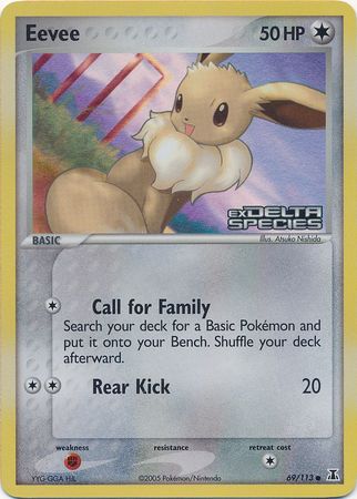 Eevee (69/113) (Stamped) [EX: Delta Species] | Card Citadel