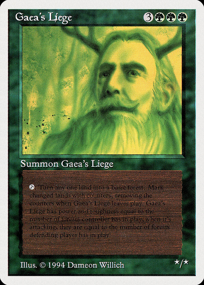 Gaea's Liege [Summer Magic / Edgar] | Card Citadel
