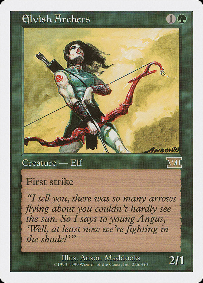 Elvish Archers [Classic Sixth Edition] | Card Citadel