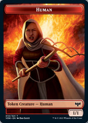 Copy // Human (010) Double-sided Token [Innistrad: Crimson Vow Tokens] | Card Citadel