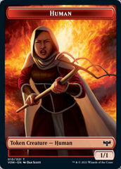 Insect // Human (010) Double-sided Token [Innistrad: Crimson Vow Tokens] | Card Citadel