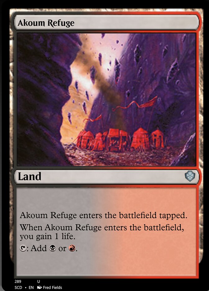 Akoum Refuge [Starter Commander Decks] | Card Citadel