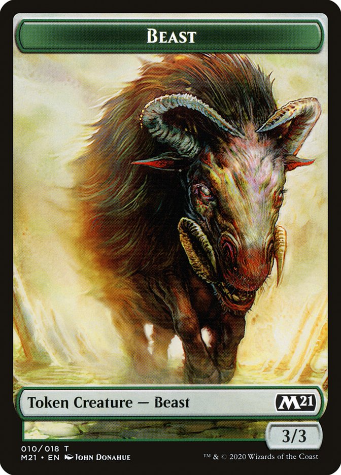 Beast Token [Core Set 2021] | Card Citadel