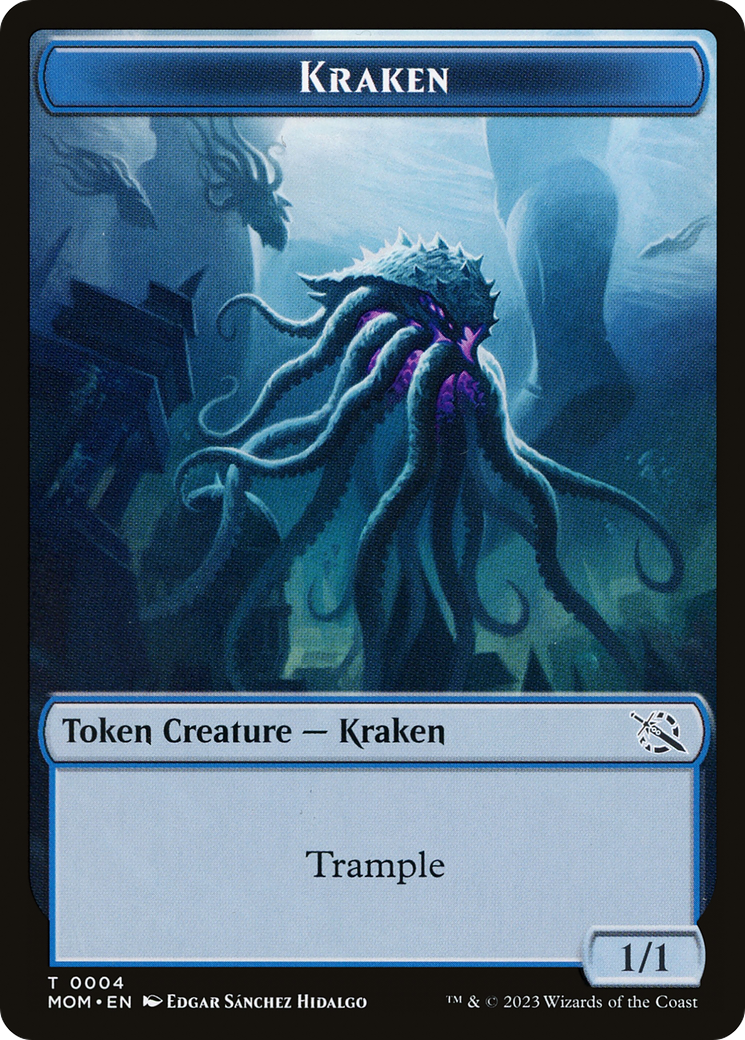 Soldier // Kraken Double-Sided Token [March of the Machine Tokens] | Card Citadel