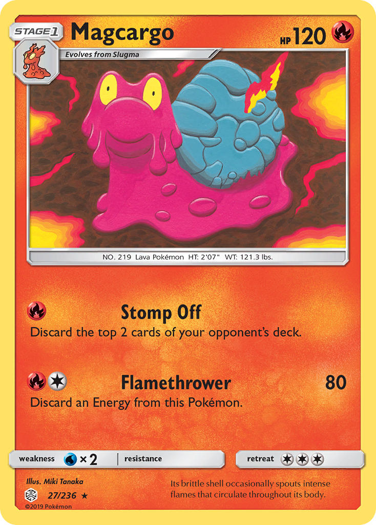 Magcargo (27/236) [Sun & Moon: Cosmic Eclipse] | Card Citadel