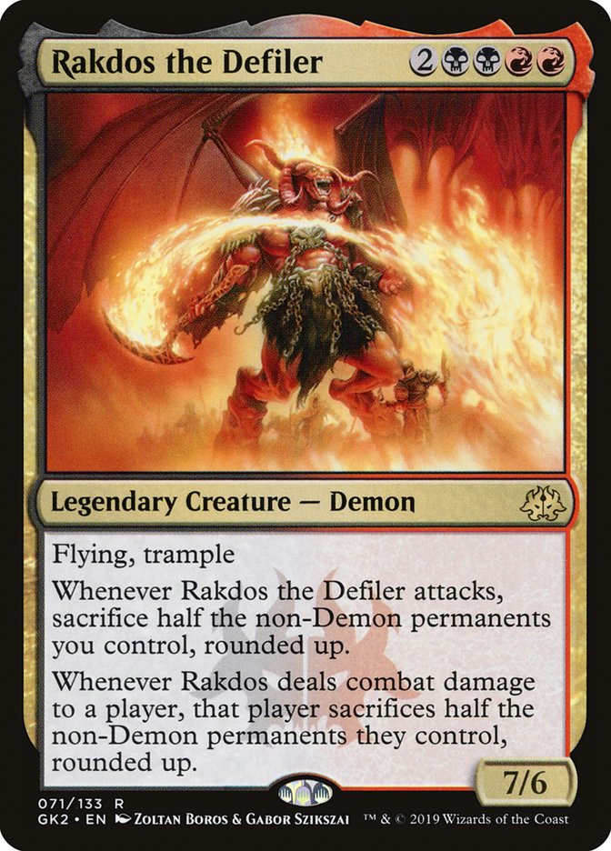 Rakdos the Defiler [Ravnica Allegiance Guild Kit] | Card Citadel