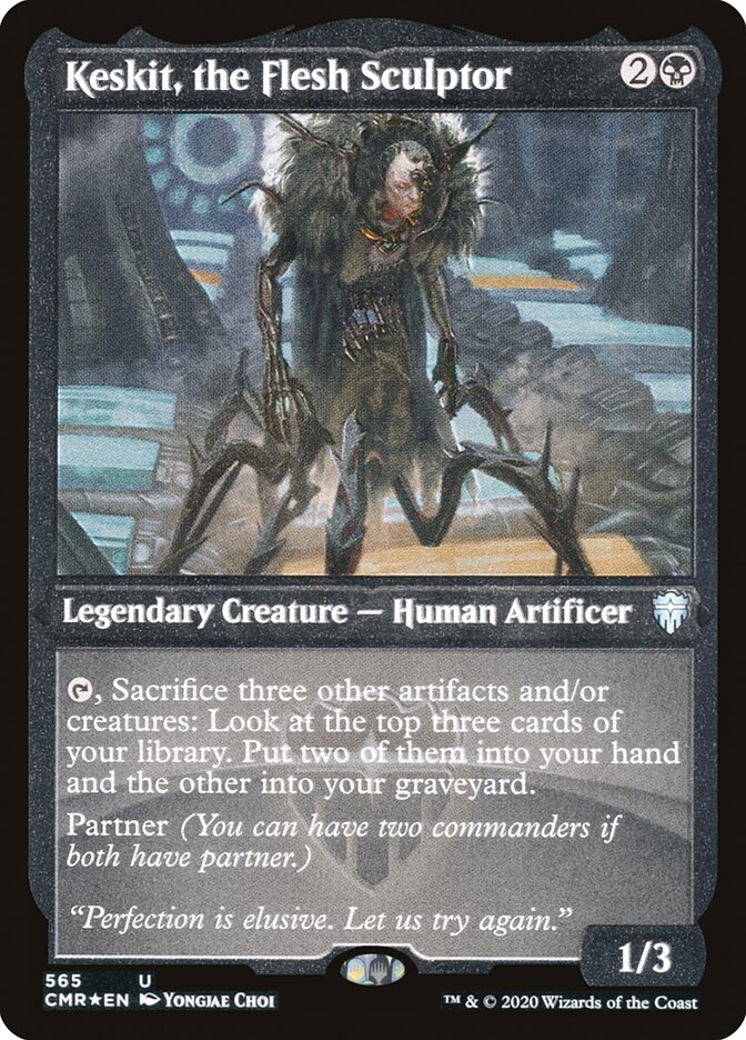 Keskit, the Flesh Sculptor (Foil Etched) [Commander Legends] | Card Citadel