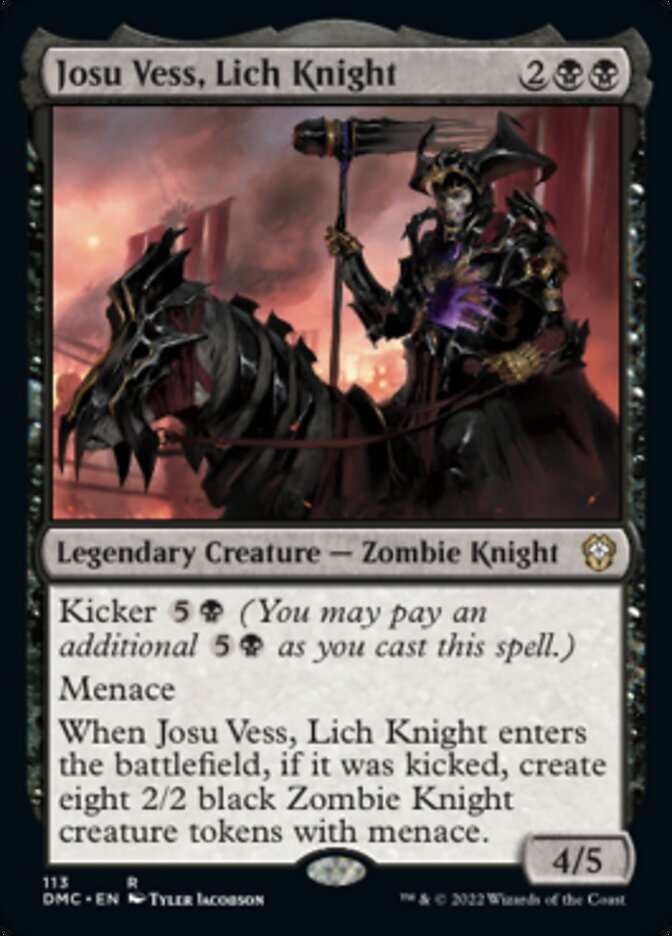 Josu Vess, Lich Knight [Dominaria United Commander] | Card Citadel