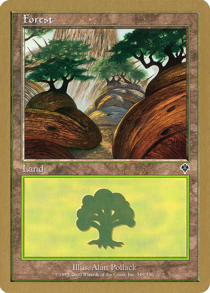 Forest (jt349a) (Jan Tomcani) [World Championship Decks 2001] | Card Citadel