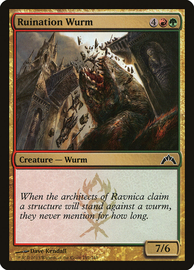 Ruination Wurm [Gatecrash] | Card Citadel