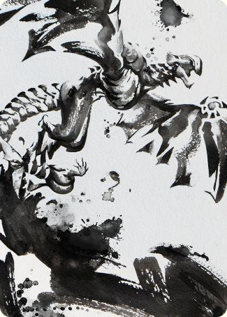 Quicksilver Fisher Art Card [Phyrexia: All Will Be One Art Series] | Card Citadel