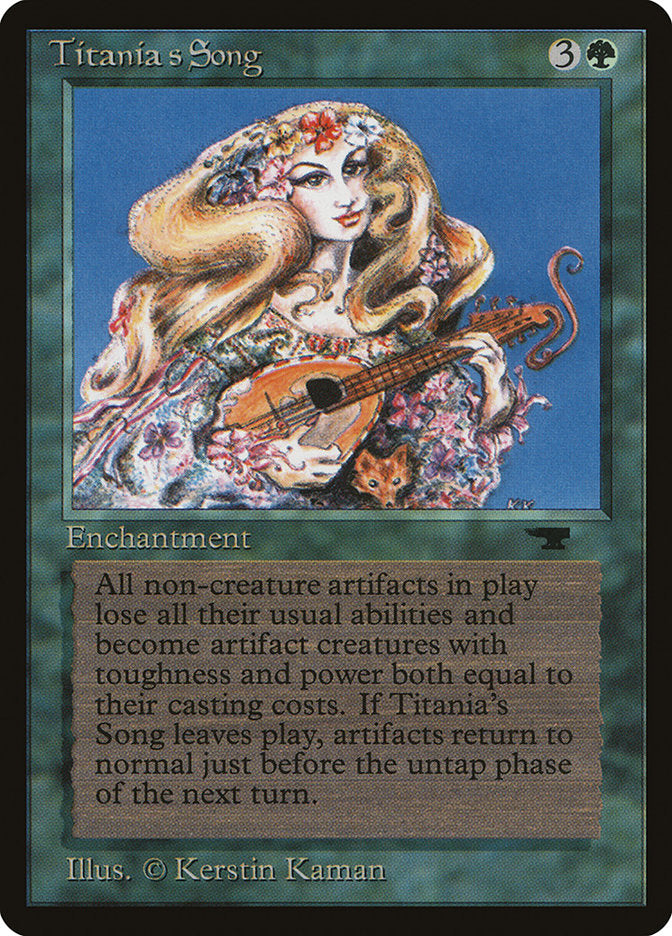 Titania's Song [Antiquities] | Card Citadel