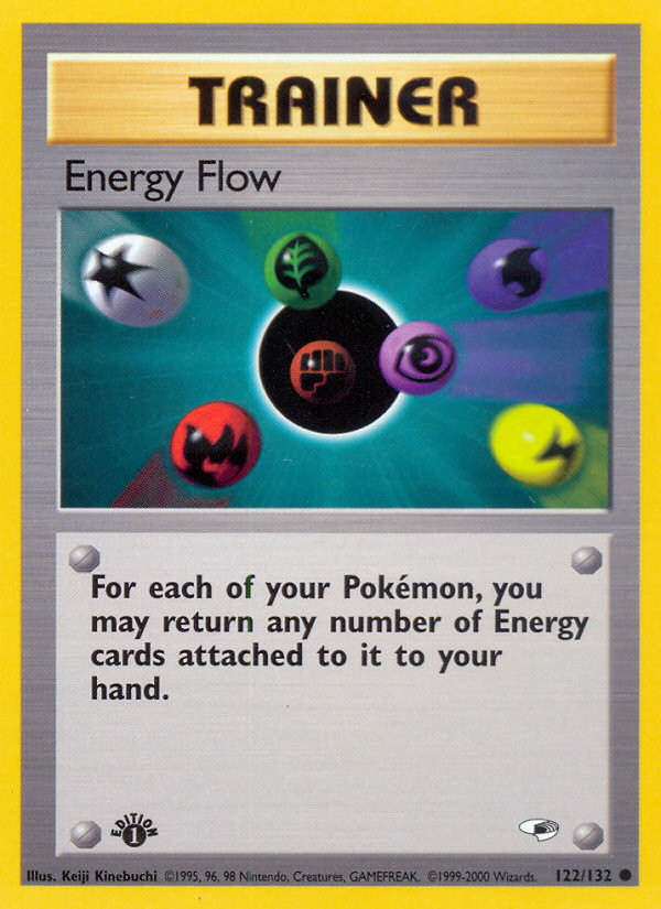 Energy Flow (122/132) [Gym Heroes 1st Edition] | Card Citadel
