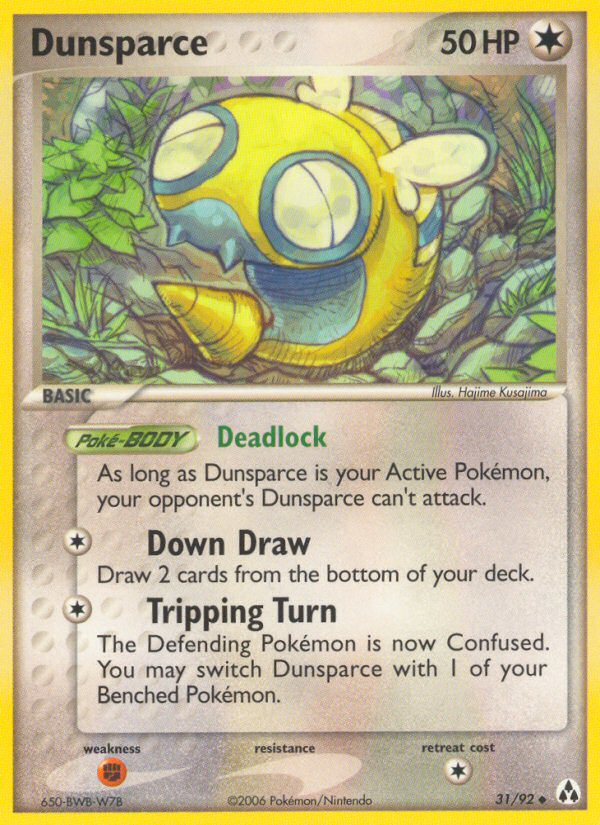 Dunsparce (31/92) [EX: Legend Maker] | Card Citadel