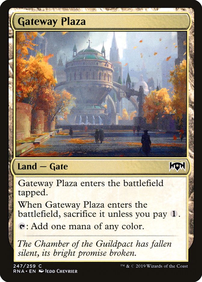 Gateway Plaza [Ravnica Allegiance] | Card Citadel