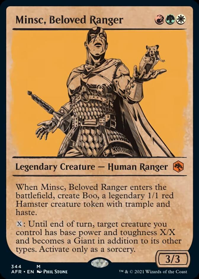 Minsc, Beloved Ranger (Showcase) [Dungeons & Dragons: Adventures in the Forgotten Realms] | Card Citadel