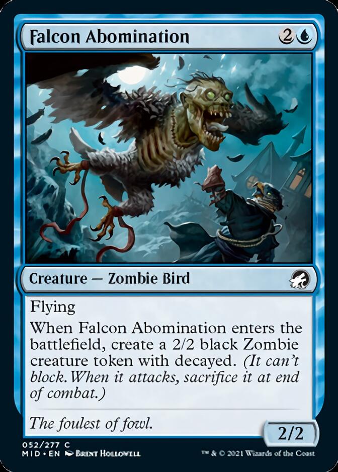 Falcon Abomination [Innistrad: Midnight Hunt] | Card Citadel