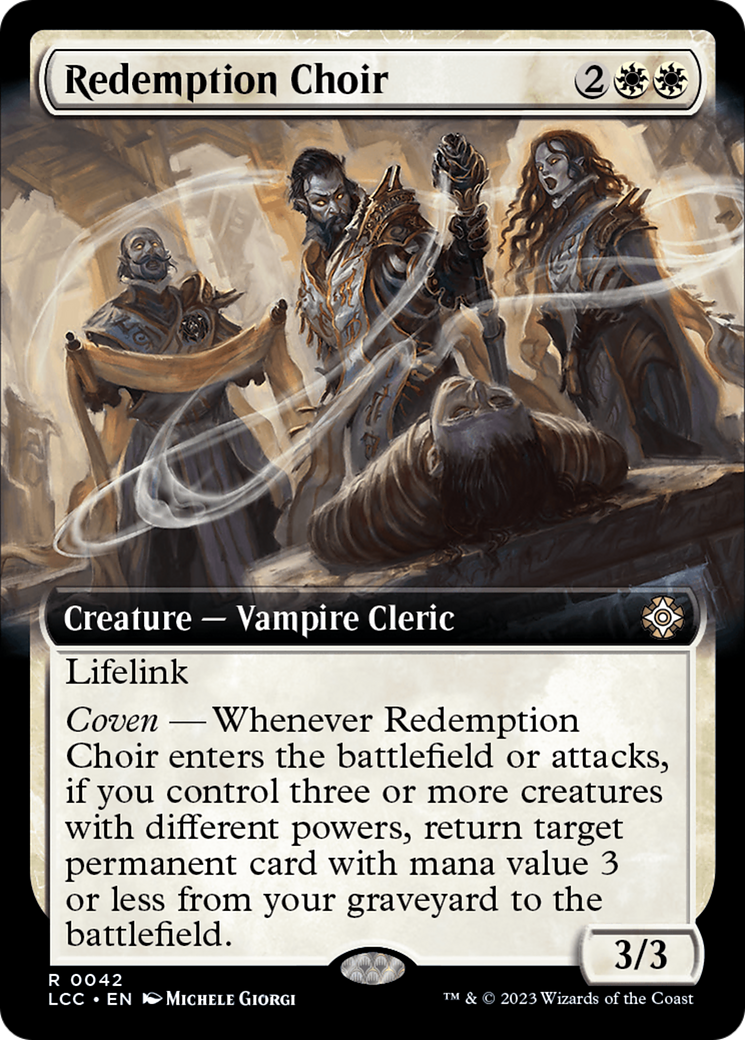 Redemption Choir (Extended Art) [The Lost Caverns of Ixalan Commander] | Card Citadel