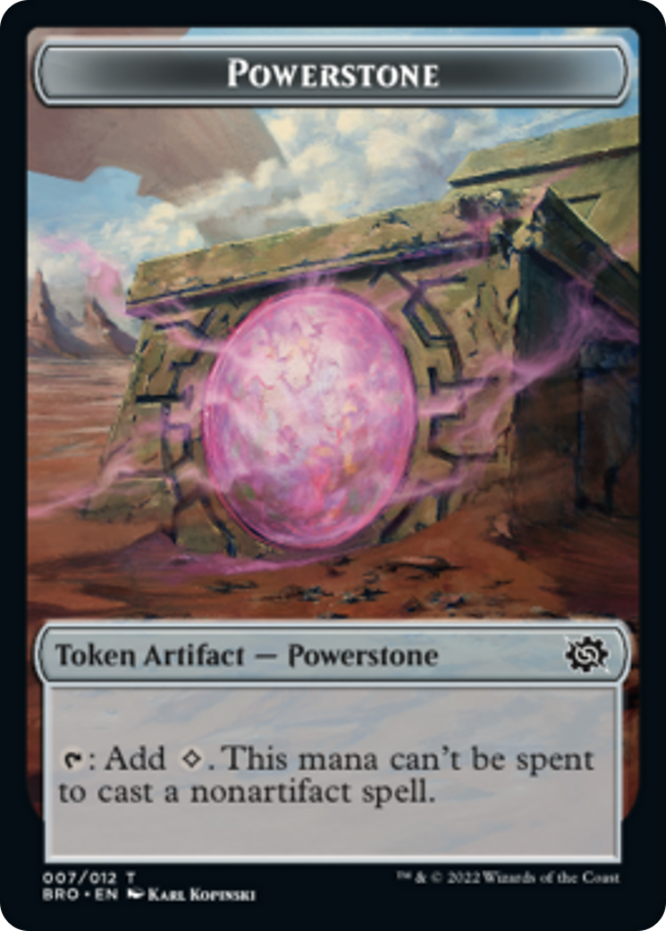 Powerstone Token [The Brothers' War Tokens] | Card Citadel