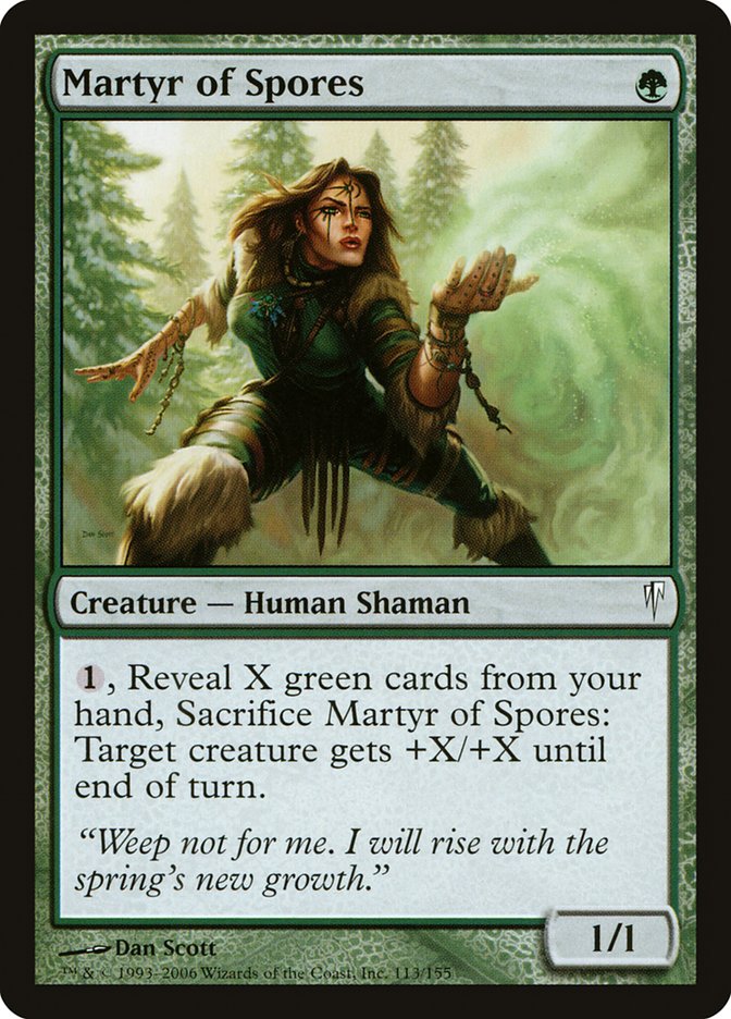 Martyr of Spores [Coldsnap] | Card Citadel