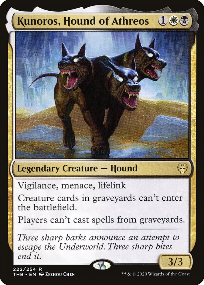 Kunoros, Hound of Athreos [Theros Beyond Death] | Card Citadel