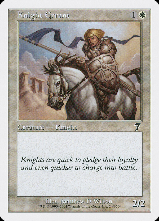 Knight Errant [Seventh Edition] | Card Citadel