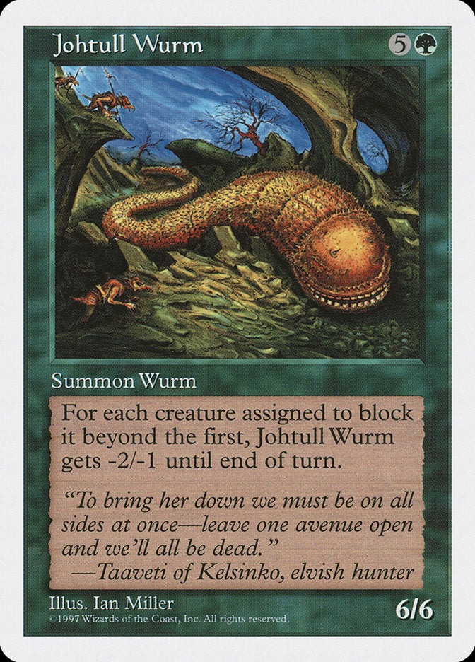 Johtull Wurm [Fifth Edition] | Card Citadel