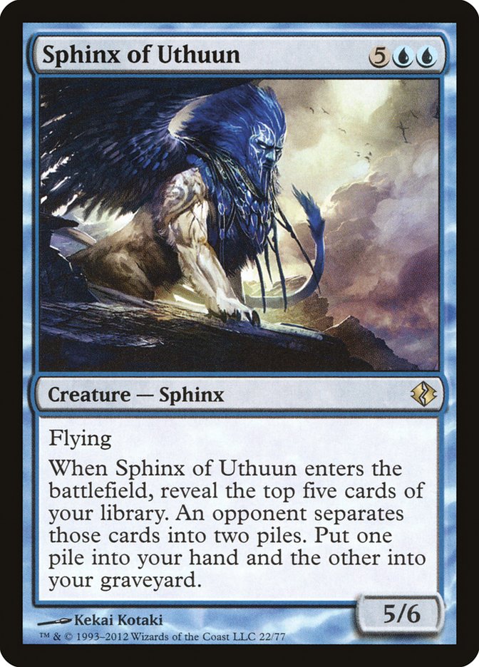 Sphinx of Uthuun [Duel Decks: Venser vs. Koth] | Card Citadel