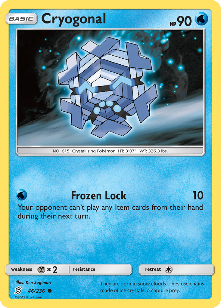 Cryogonal (46/236) [Sun & Moon: Unified Minds] | Card Citadel