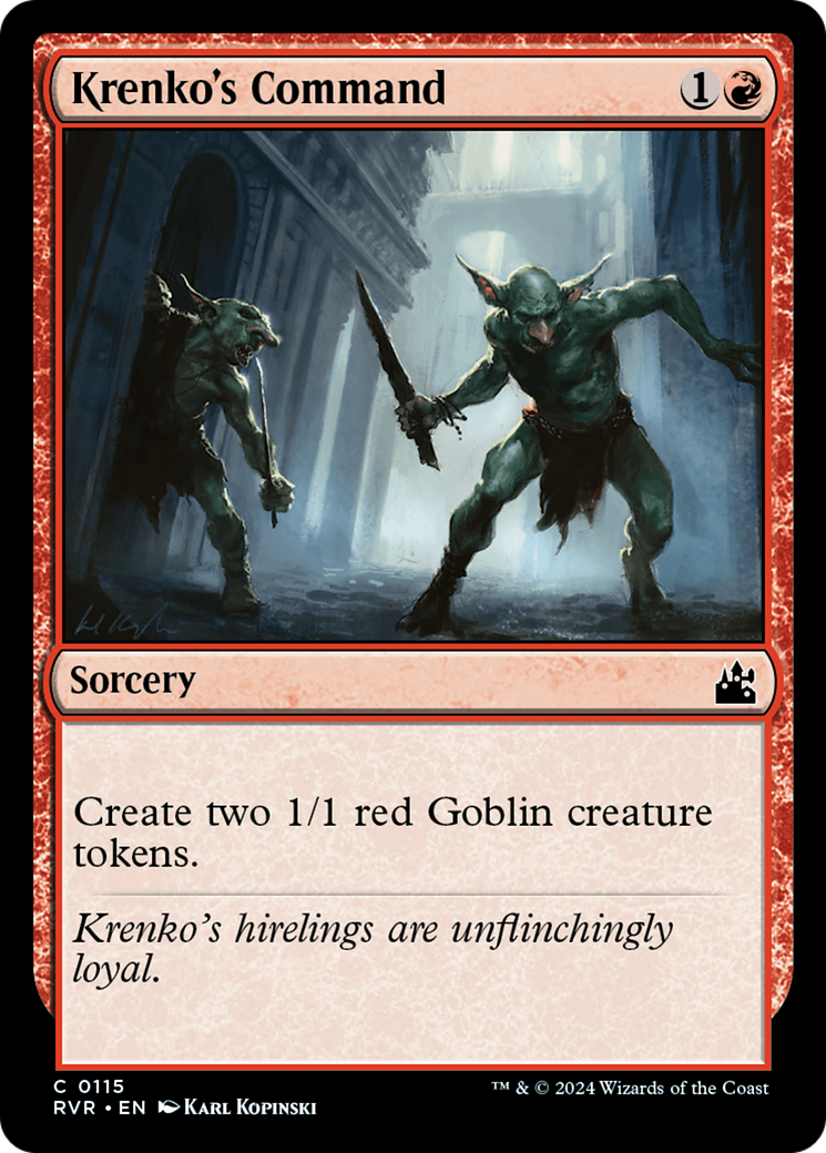 Krenko's Command [Ravnica Remastered] | Card Citadel