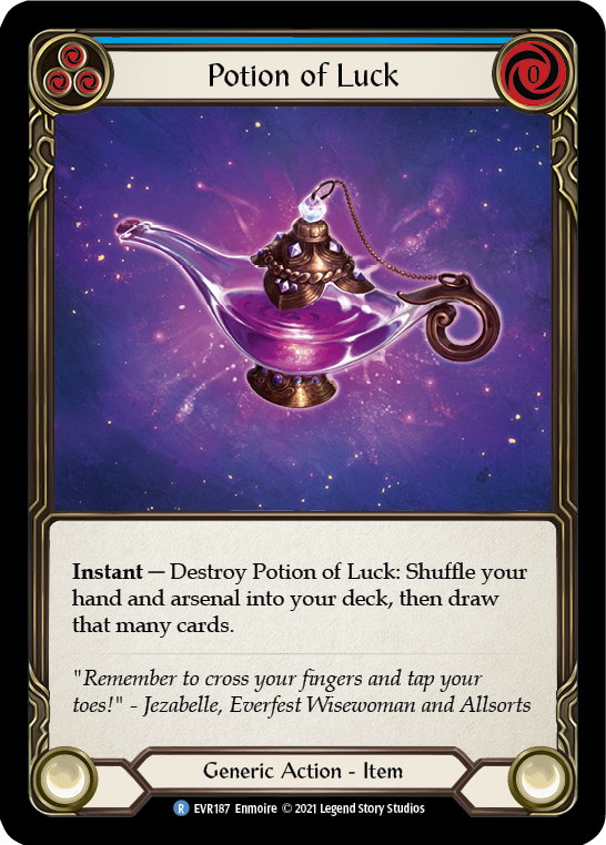 Potion of Luck [EVR187] (Everfest)  1st Edition Cold Foil | Card Citadel