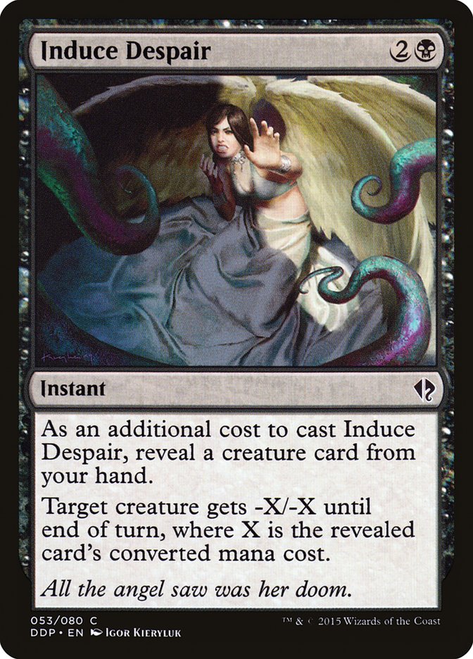 Induce Despair [Duel Decks: Zendikar vs. Eldrazi] | Card Citadel