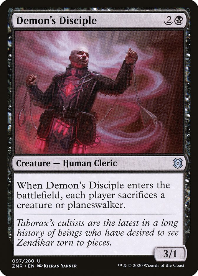 Demon's Disciple [Zendikar Rising] | Card Citadel