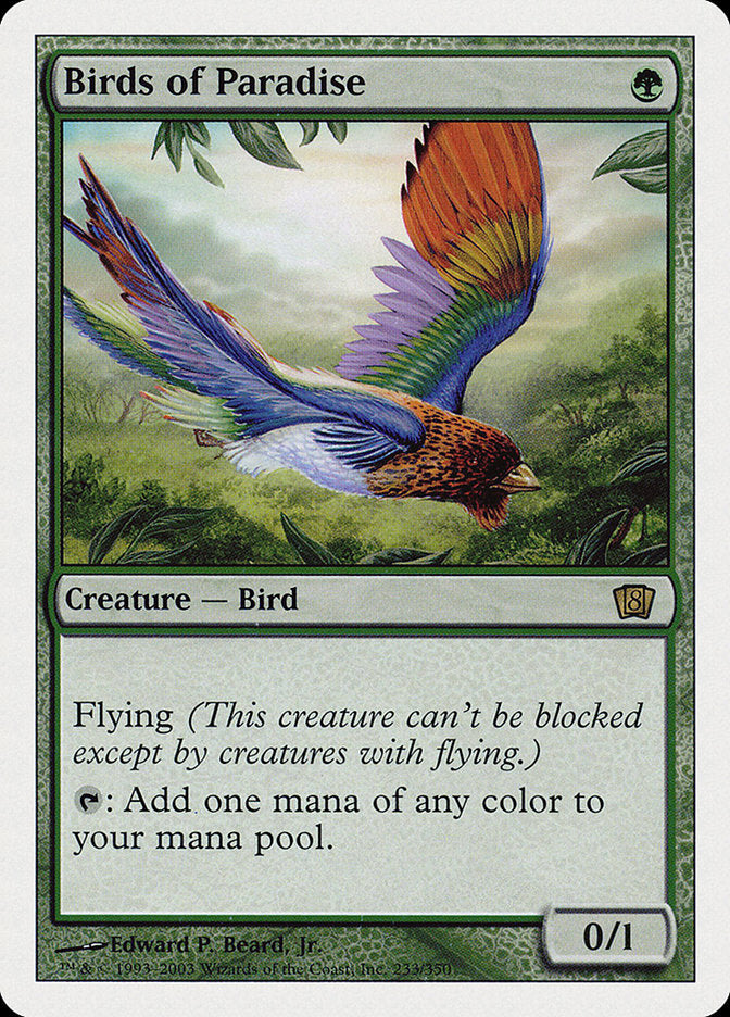 Birds of Paradise [Eighth Edition] | Card Citadel