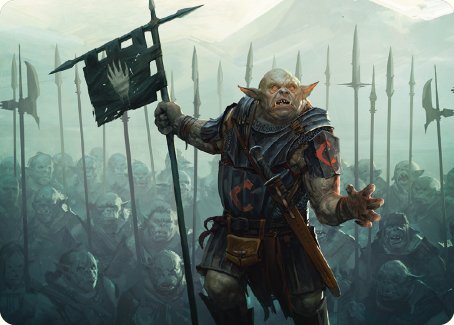 Ugluk of the White Hand Art Card [The Lord of the Rings: Tales of Middle-earth Art Series] | Card Citadel