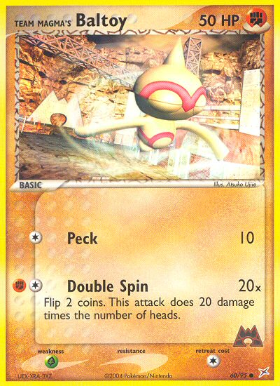 Team Magma's Baltoy (60/95) [EX: Team Magma vs Team Aqua] | Card Citadel