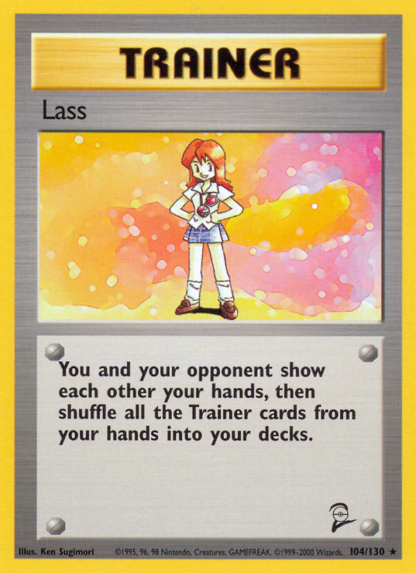 Lass (104/130) [Base Set 2] | Card Citadel