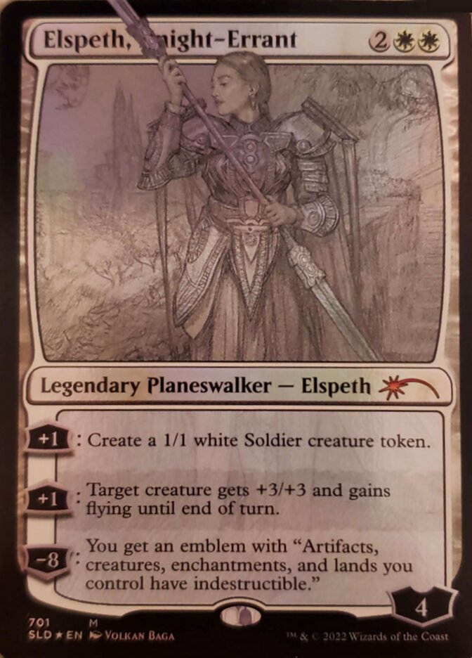 Elspeth, Knight-Errant (Sketch) [Secret Lair Drop Promos] | Card Citadel
