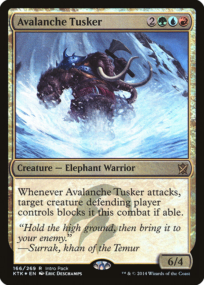 Avalanche Tusker [Khans of Tarkir Promos] | Card Citadel