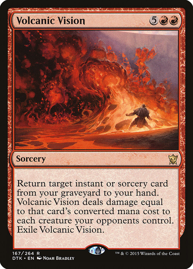 Volcanic Vision [Dragons of Tarkir] | Card Citadel