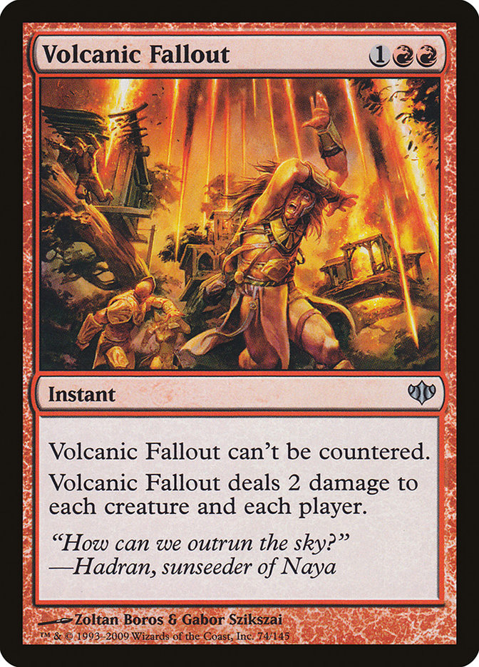 Volcanic Fallout [Conflux] | Card Citadel