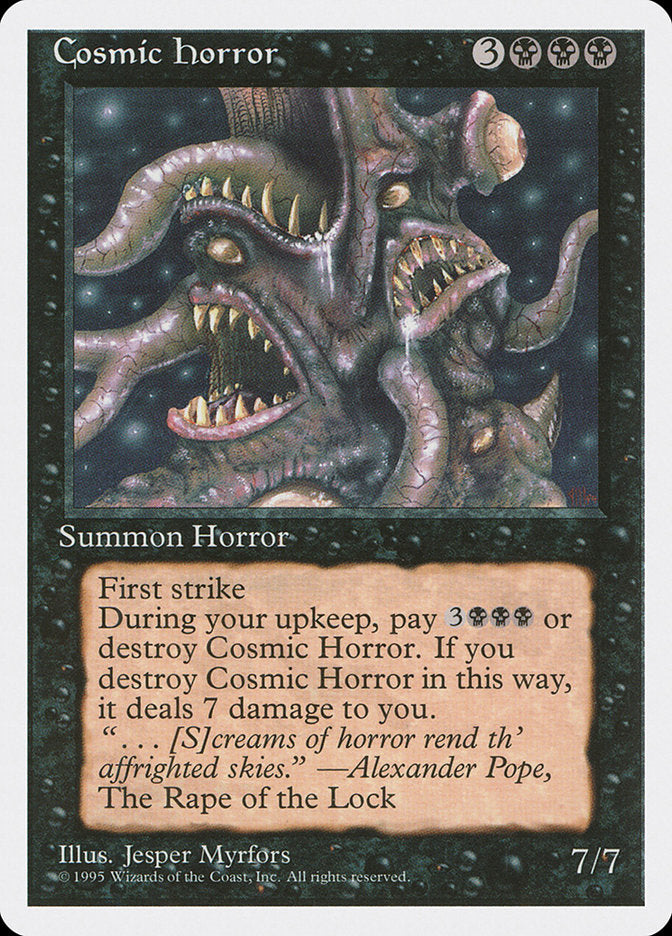 Cosmic Horror [Fourth Edition] | Card Citadel