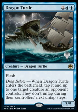 Dragon Turtle (Promo Pack) [Dungeons & Dragons: Adventures in the Forgotten Realms Promos] | Card Citadel